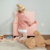 Coffre à jouets en bois abricot Star  par Kid's Concept