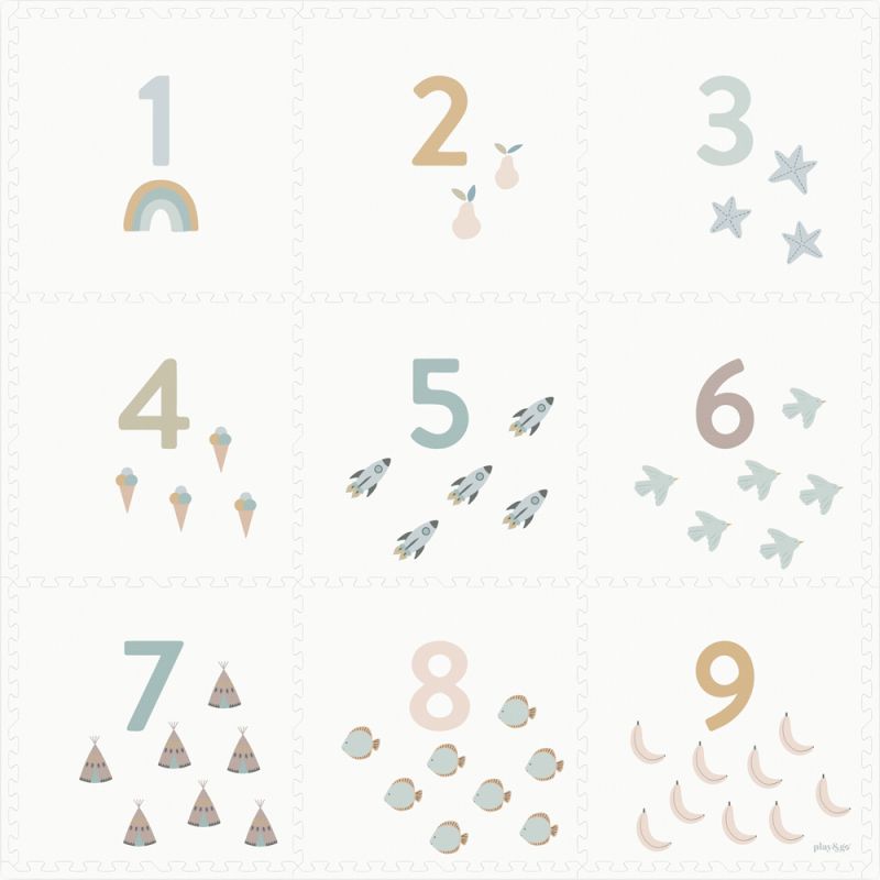 Tapis puzzle 3 en 1 Tiloo Numbers (180 x 180 cm) Play&Go Produit 4