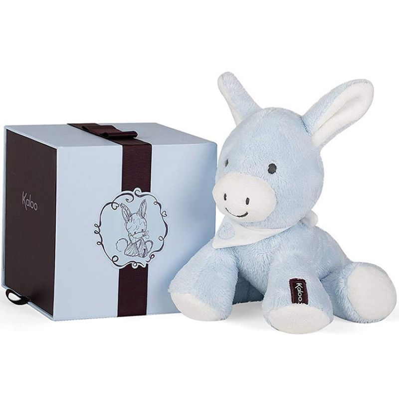 Coffret peluche Les Amis Babies Regliss'anon bleu (21,5 cm) Kaloo
