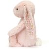 Peluche Bashful Lapin en fleurs Cerise (31 cm) Jellycat Produit 4