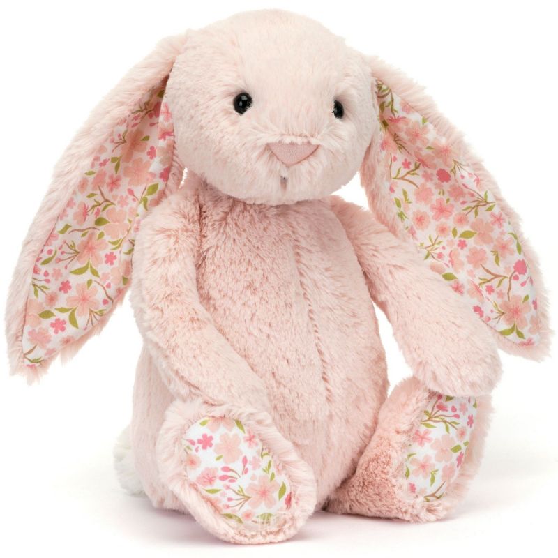Peluche Bashful Lapin en fleurs Cerise (31 cm) Jellycat Produit 1