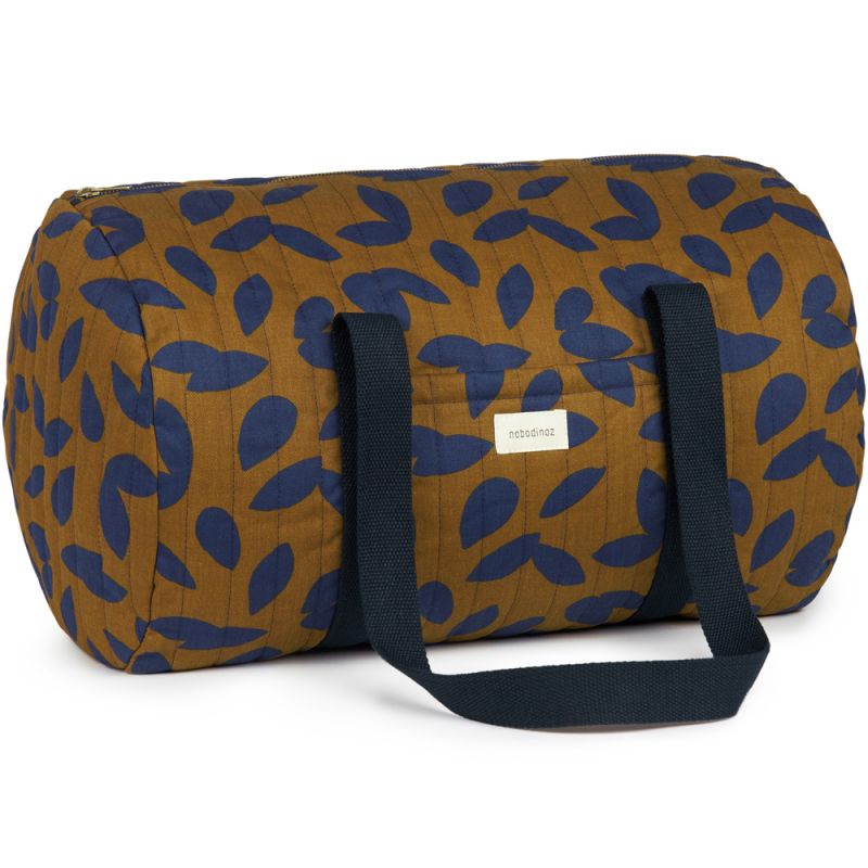 Sac weekend Paris-Tokyo Blue Leaves Nobodinoz Produit 1 grande taille