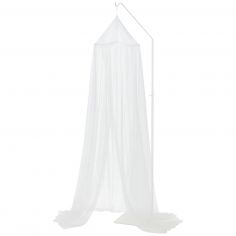 Support pour moustiquaire blanc