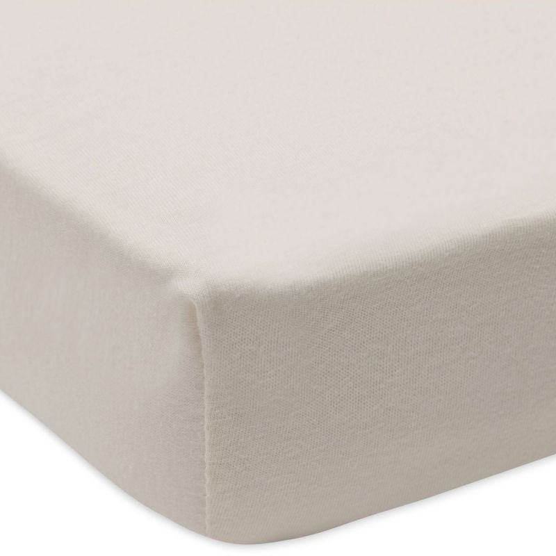 Lot de 2 draps housses en coton blancs (70 x 140 cm) Jollein Produit 2