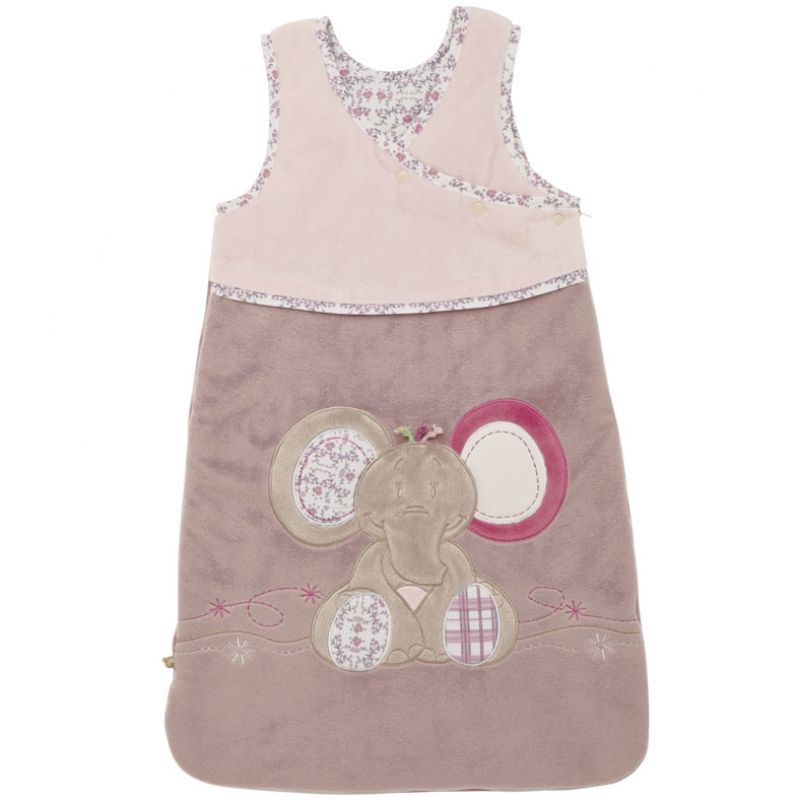 Gigoteuse Kali, Nina et Kenza rose et taupe (70 cm) Noukie's