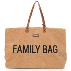 Sac à anses Family bag Teddy beige - Childhome