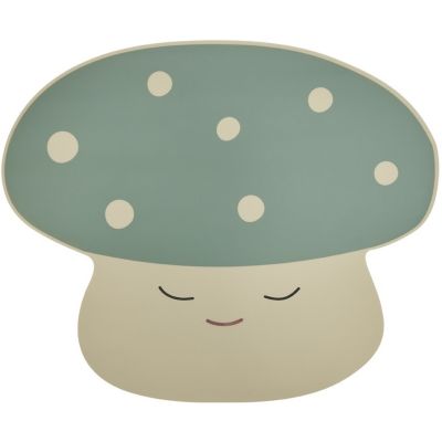 Set de table en silicone Mushroom Offwhite/Pale Green  par OYOY Mini