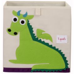 Cube de rangement en tissu Dragon - 3 sprouts