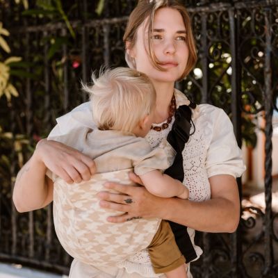 Porte bébé enfant Sand Houndstooth