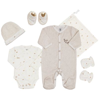 Kit de naissance Good Night 6 pièces (1 mois) Trois Kilos Sept