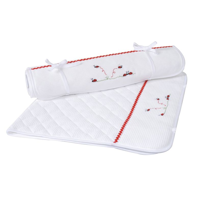 Tapis à langer rouleau Coccinelle (45 x 75 cm) 