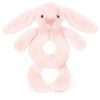 Hochet Bashful Lapin Rose (18 cm) - Jellycat