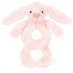 Hochet Bashful Lapin Rose (18 cm) - Jellycat