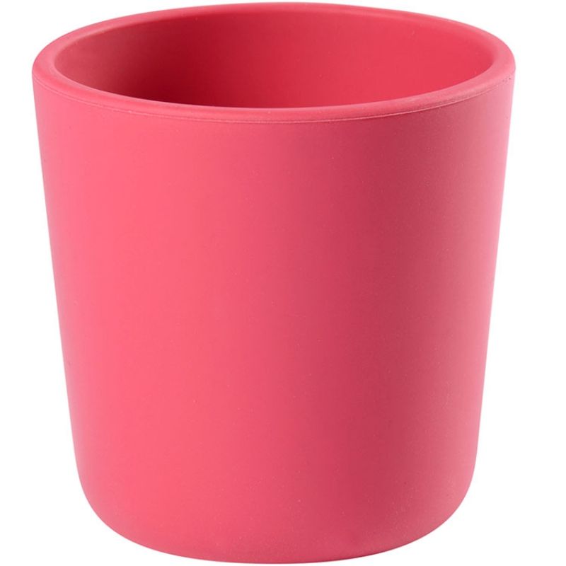 Gobelet en silicone rose Béaba