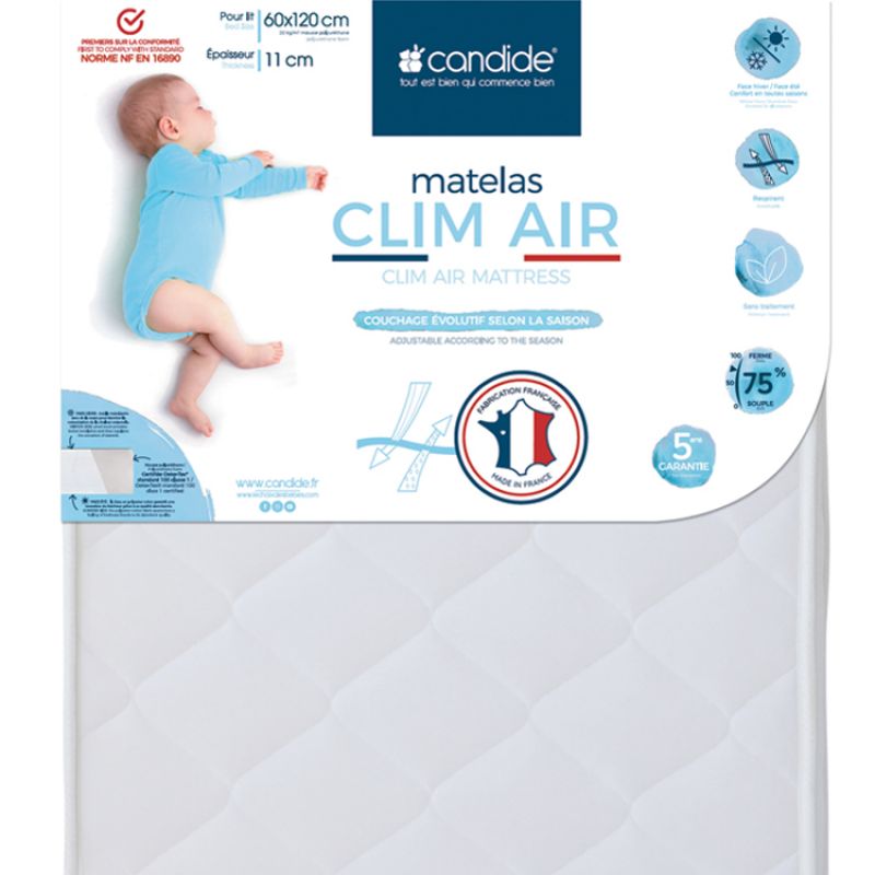 Matelas Clim Air (60 x 120 cm) Candide