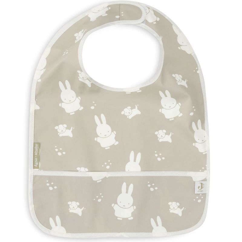 Lot de 2 bavoirs plastifiés Miffy Snuffy Olive Green Jollein Produit 3