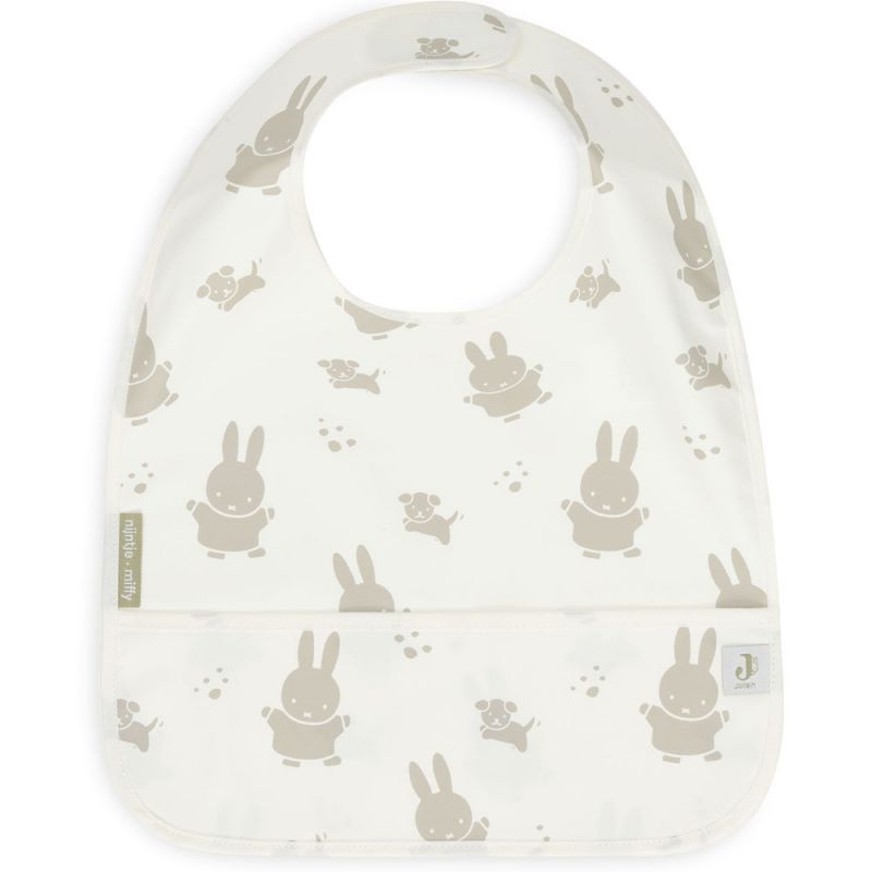 Lot de 2 bavoirs plastifiés Miffy Snuffy Olive Green Jollein Produit 4