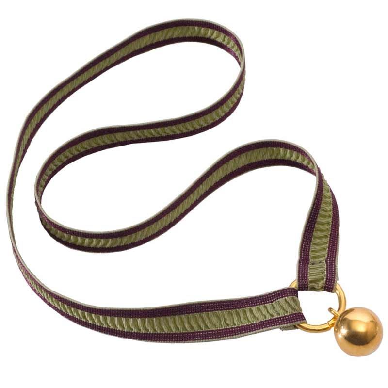 Collier Apesanteur bordeaux-vert (or jaune 750°) Monnaie de Paris