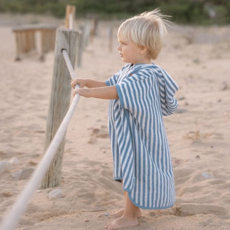 Poncho de plage Ocean Sea Life Ocean Blue (0-3 ans) Little Dutch Ambiance 8