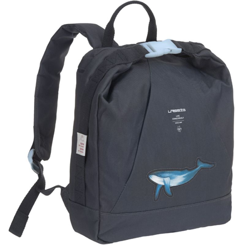Sac à dos enfant baleine bleu marine Océan Lässig