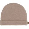 Bonnet de naissance en coton bio Melange clay (0-3 mois) - Baby's Only
