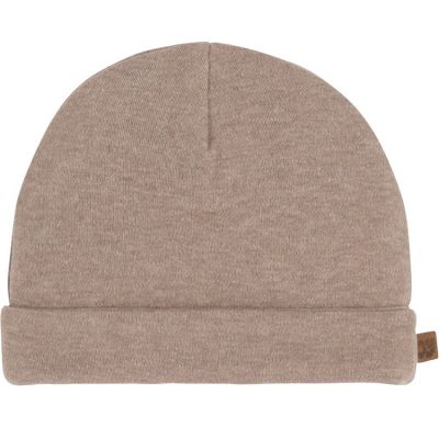 Bonnet de naissance en coton bio Melange clay (0-3 mois) Baby's Only