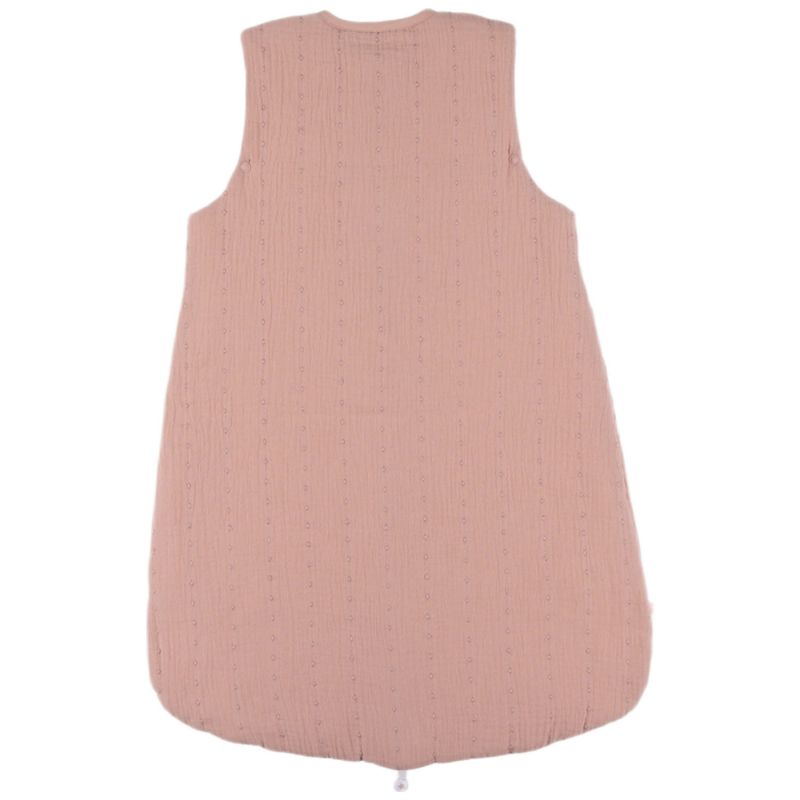 Gigoteuse légère en mousseline bio Rose (70 cm) Noukie's Produit 3