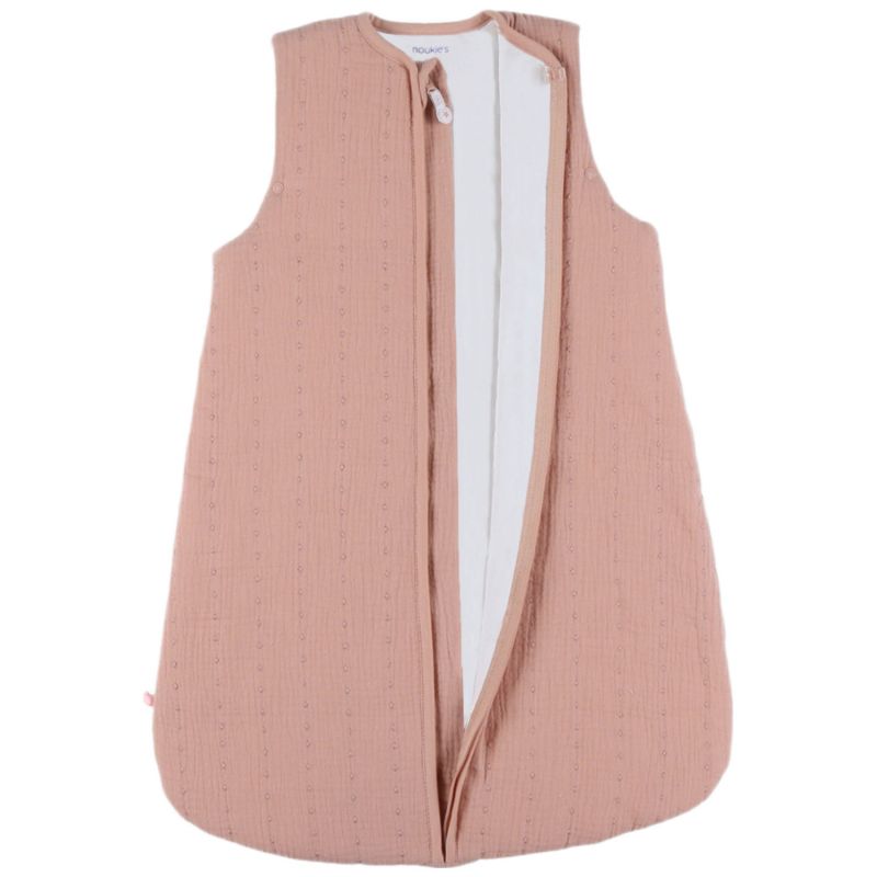 Gigoteuse légère en mousseline bio Rose (70 cm) Noukie's Produit 4
