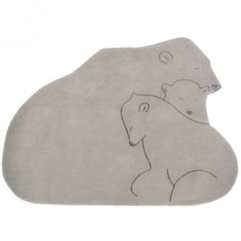 Tapis enfant  Famille ours (120 x 160 cm) AFKliving