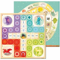 Jeu de l'Oie et de Petits Chevaux Ludo et compagnie Junior - Djeco
