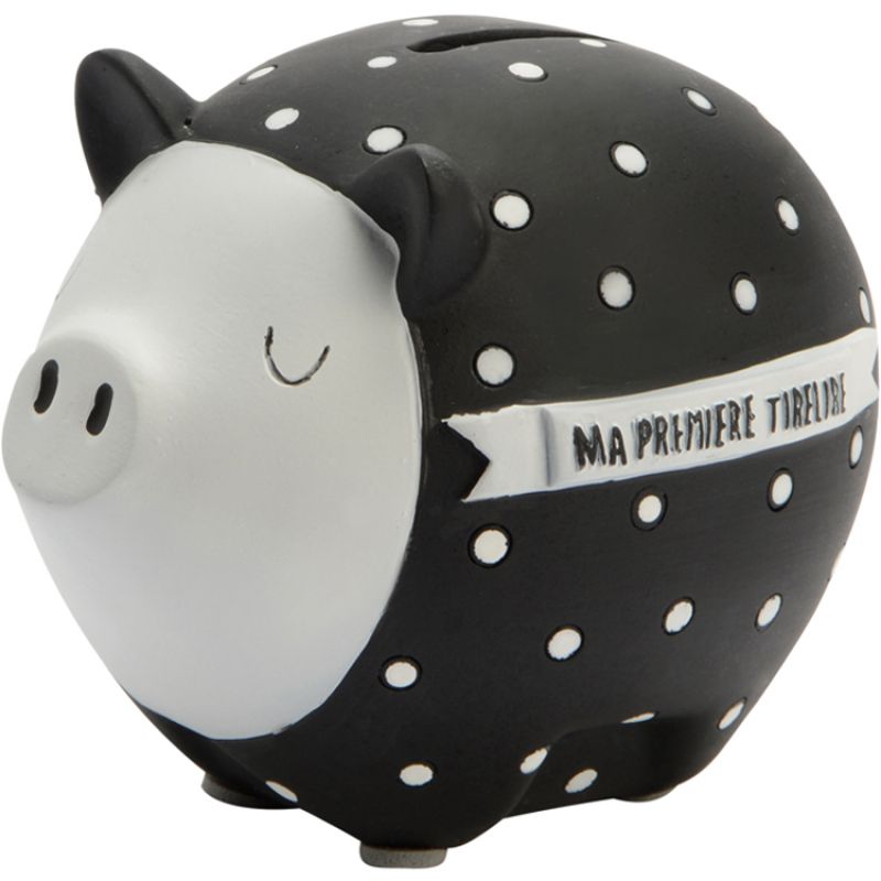 Tirelire cochon BB moderne (8 x 11 cm) Amadeus Les Petits