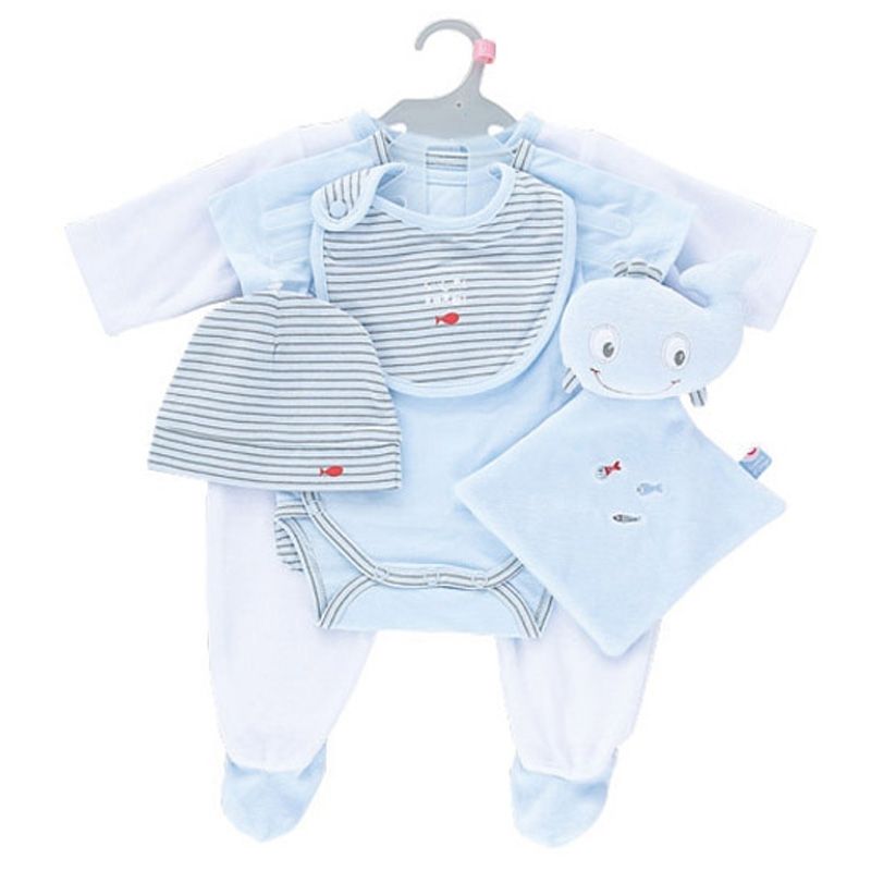 Set layette La grande bleue (5 pièces) Sucre d'orge