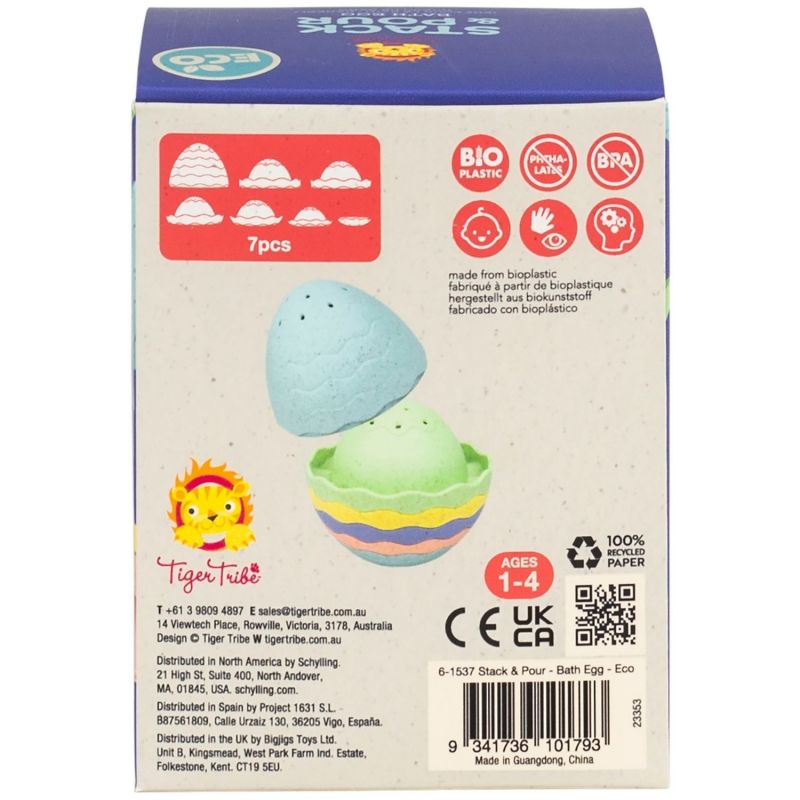 Oeuf de bain pour empiler et verser - Reconditionné Tiger Tribe Produit 4