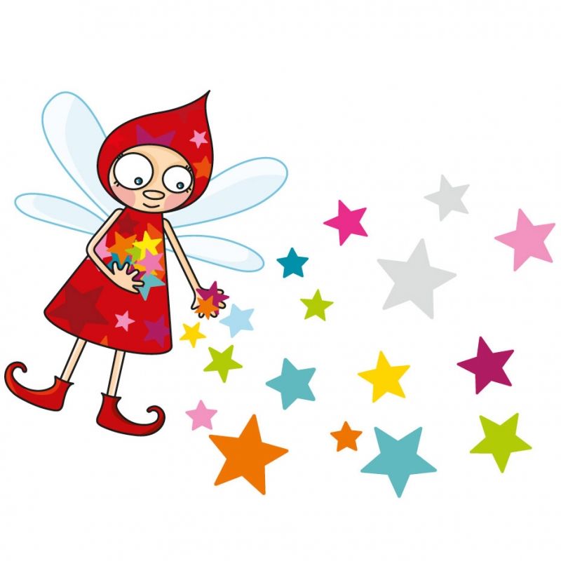 Sticker lutin fille Série-Golo