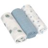 Lot de 3 langes doux Tiny Team bleu (80 x 80 cm) Lässig Produit 1