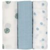 Lot de 3 langes doux Tiny Team bleu (80 x 80 cm) Lässig Produit 3