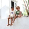 T-shirt anti-UV manches longues violet et sel marin (4-5 ans) Lässig Ambiance 6