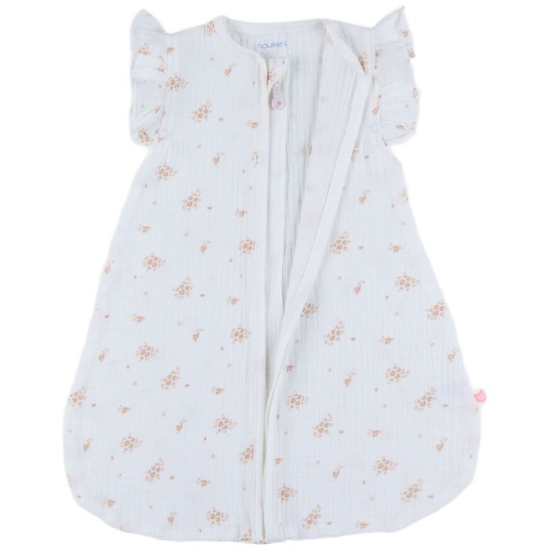 Gigoteuse légère en mousseline bio Fleurs d'Antan (50 cm) Noukie's Produit 4