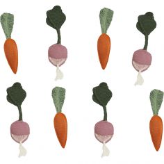 Coussin de sol jeu Tic-Tac-Toe x Oli & Carol (50 x 20 cm)