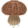 Lampe de chevet en rotin Mushroom - OYOY Mini