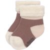 Lot de 3 paires de chaussettes bébé en coton bio Cozy Leg rose (pointure 12-14)  par Lässig 