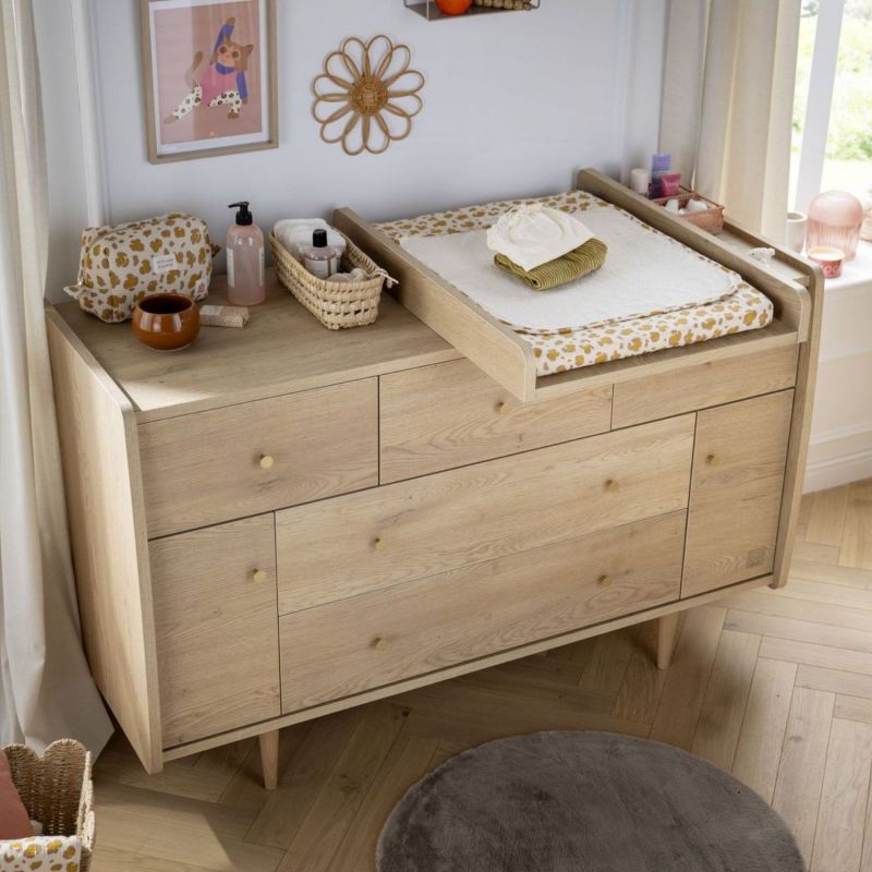 Plan à langer coulissant pour commode buffet My Love Sauthon mobilier Ambiance 2