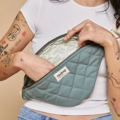 Sac banane Olivia matelassé Sauge