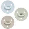 Pack 3 sucettes Choochoo Bobby Sand Blue Sky Sage (6 mois et +) Elhée Produit 1