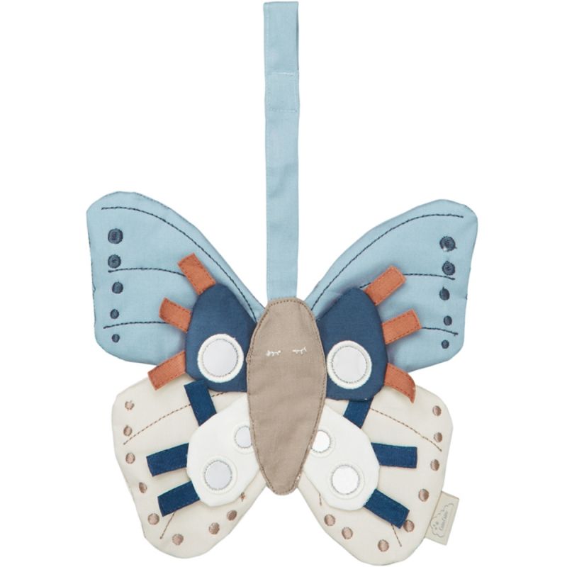 Jouet d'activité à suspendre papillon sable et bleu Cam Cam Copenhagen