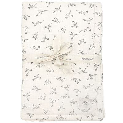 Plaid Olive Bloom (60 x 90 cm) Babyshower