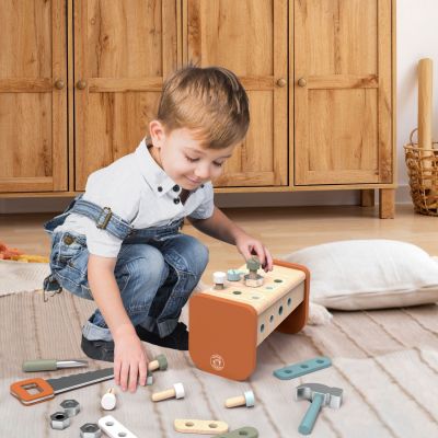 Boîte à outil et établi de bricolage (2 en 1)