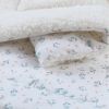 Couverture ouatinée en jersey sherpa Romance Mix& Match (75x100 cm)  par Noukie's