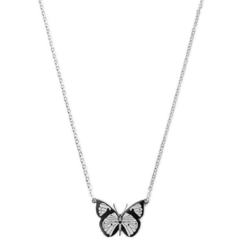 Collier Papillon Argent Mava Produit 2