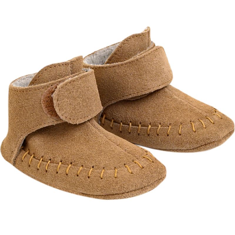Bottines bébé en cuir Cognac (6-12 mois) Lodger